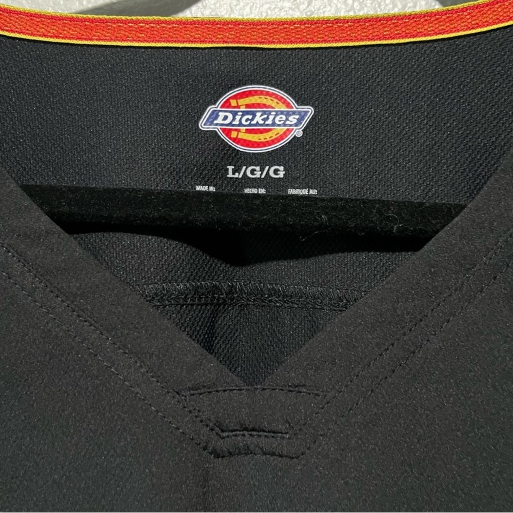 Dickies Black V-Neck Top